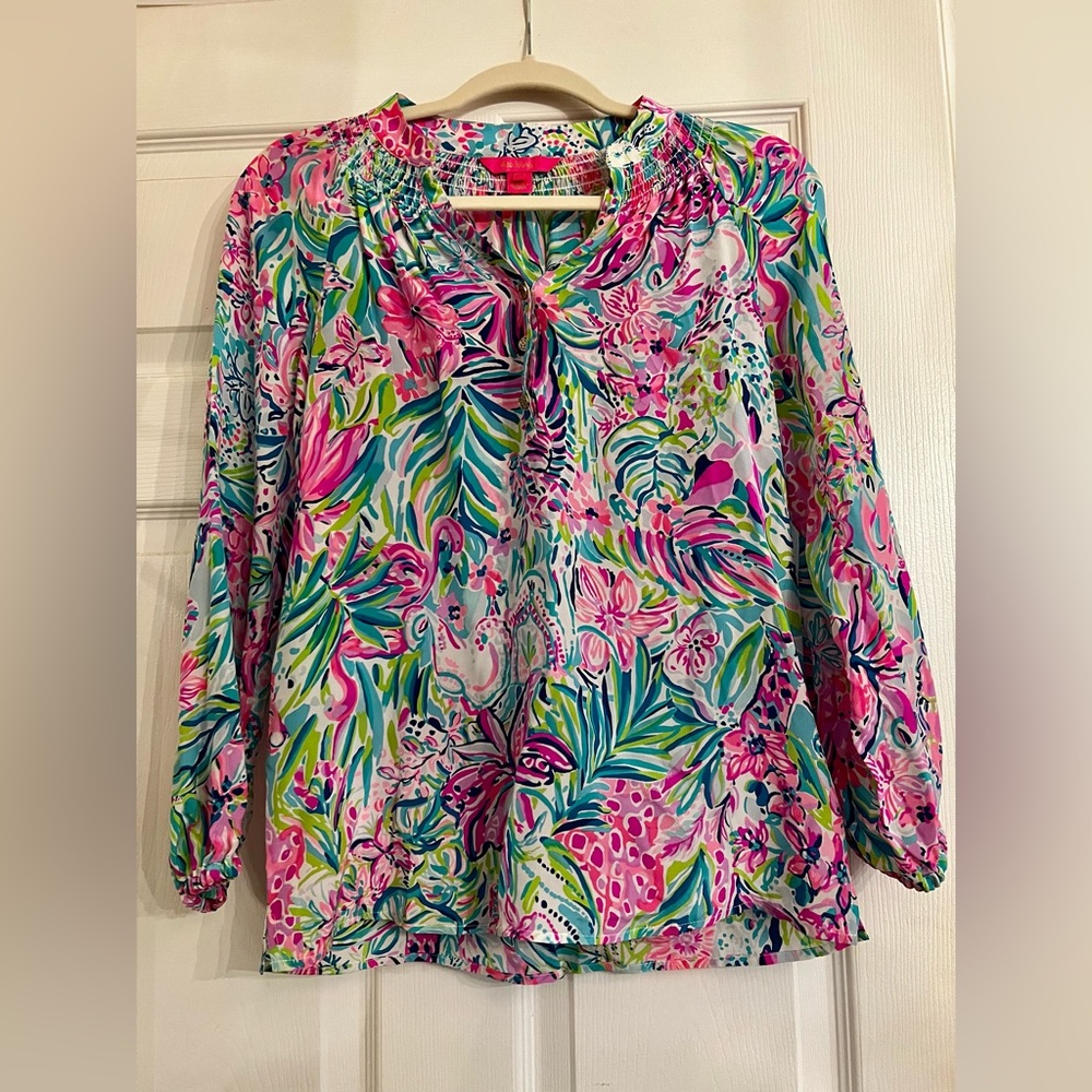 Lilly Pulitzer Elsa Top Lilly’s Favorite Things XXS